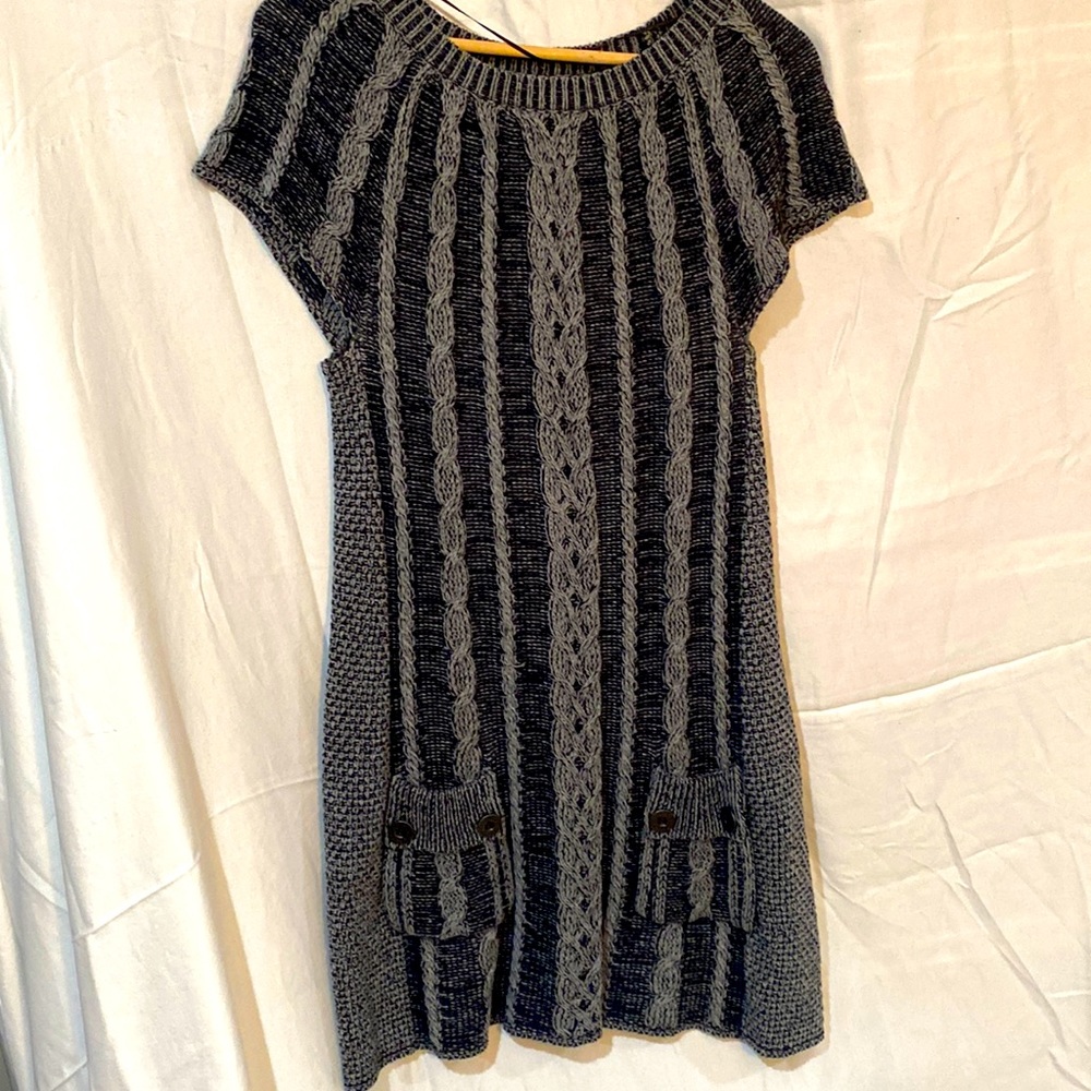 A sweater dress
